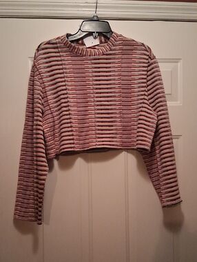 Urban Outfitters Multicolored Stripes Cropped Fit Top